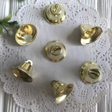 Дзвіночок металевий, 21 мм, золото, шт.