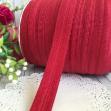 Бейка стрейчева (shine), 1,5 см, бургунді, метр