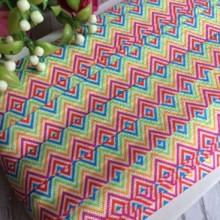 Бейка стрейчева, 1,5 см, вертикальний кольоровий шеврон (дрібний)