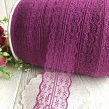 Мереживо квіточка, 4,5 см, чорнична (не стрейчева)