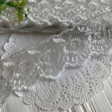 Мереживо яблучко, 4,5 см, айворі, метр