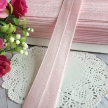 Бейка стрейчева, 2,5 см, світло-рожевий, метр