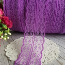 Мереживо квіточка, 4,5 см, бузкова (не стрейчева)