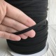 Гумка для мед масок, 6 мм, чорний, метр