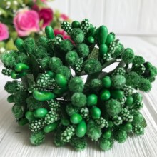 Гілочка з тичинками, зелений, пучок