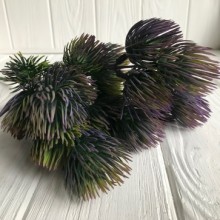 Гілка сосни, 33 см, зелено-фіолетовий, 1 шт.