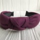 Обруч чалма замшевий, 3 см, вишневий, шт.