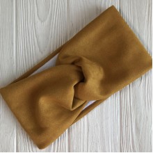 Пов'язка замша (фліс), 12 см, гірчичний, шт.