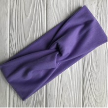  Пов'язка чалма широка, 25х10 см, фіолетовий, шт.