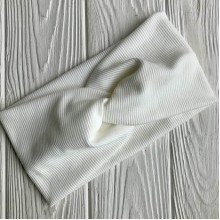 Пов'язка трикотаж рубчик, 11 см, білий, шт.