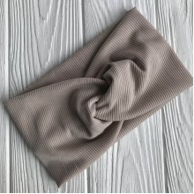 Пов'язка трикотаж рубчик, 11 см, бежевий, шт.