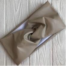 Пов'язка екошкіра (фліс), 12 см, бежевий, шт.