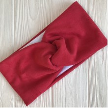 Замша пов'язка (фліс), 12 см, червоний, шт.