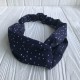 Пов'язка-плетіння в маленьку точку, 25 см, сапфіровий, шт.