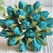 Пролісок, 2 см, морська хвиля, пучок з 20 квіточок