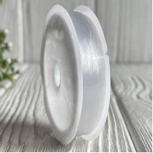 Силіконова нитка, 0,25 мм, прозора, рулон 10 м