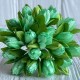 Пролісок, 2 см, мятний, пучок з 20 квіточок