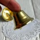 Дзвіночок металевий, 32х45 мм, золото, шт.