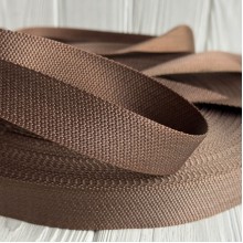 Стрічка окантувальна, 30 мм, коричнева, метр