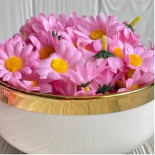 Бутон ромашки, 4 см, рожевий, шт.