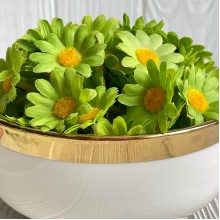 Бутон ромашки, 4 см, салатовий, шт.