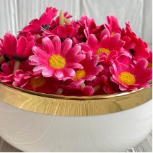 Бутон ромашки, 4 см, малиновий, шт.