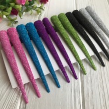 Шпилька стріла (маленька), 7,5 см, кольоровий мікс (з блискітками), упаковка 12 шт.