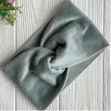 Пов'язка спорт велюр, 12 см, м'ятний, шт.