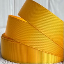 Репс 2,5 см, темно-жовтий, метр