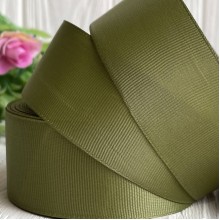 Репс 4 см, темно-оливковий, метр