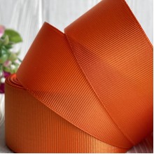 Репс 4 см, темно-помаранчевий, метр