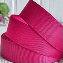 Репс 2,5 см, яскраво-малиновий, метр