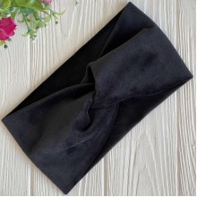 Повязка спорт велюр mini, 9х18 см, чорна, шт.