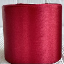 Атлас 7,5 см, червоний оксамит, метр