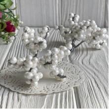 Гілочка горобини, 6х8 см, білий, шт.