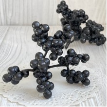 Гілочка горобини, 6х8 см, чорний, шт.