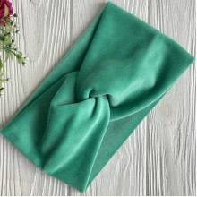Пов'язка спорт велюр, 12 см, нефритовий, шт.