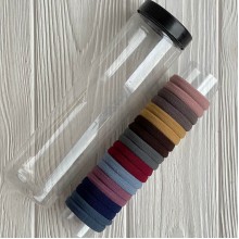 Резинка нейлон (колба), 4 см, пудрово-сіра, упаковка 20 шт.