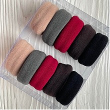 Резинка в коробці (широка), 4 см, темні тони, упаковка 10 шт.