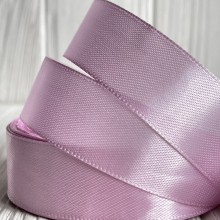 Атлас 2,5 см, світло-фіалковий, метр