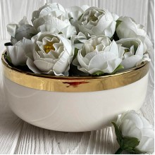 Бутон піона, 4 см, ніжно-сірий, шт.