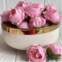 Бутон піона, 4 см, рожевий, шт.