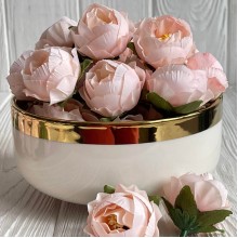 Бутон піона, 4 см, персиковий, шт.