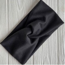 Повязка рубчик, 21х10 см, чорний, шт.