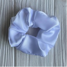 Скранч шовк, 11 см, білий, шт. 