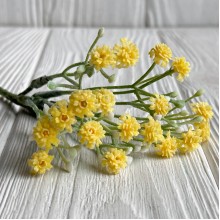 Незабудки, 16 см, жовті, пучок