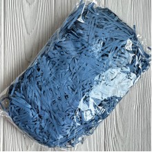 Наповнювач для коробок, світло-синій, упаковка 100 грам