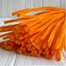 Синельний дріт простий, 30 см, помаранчевий, шт.