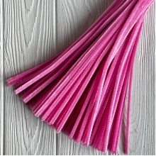 Синельної дріт проста, 30 см, насичено-рожевий, шт.