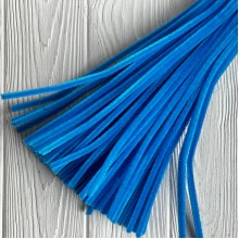 Синельний дріт простий, 30 см, світло-синій, шт.